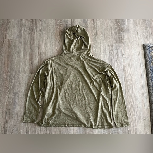 NWT Athleta Women’s Uptempo II Hoodie Sweatshirt Tapestry Gold Heather - Size 1X - Picture 7 of 9